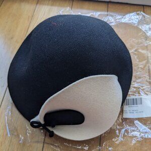 JJ's House Black and White Women's Elegant Wool Hat